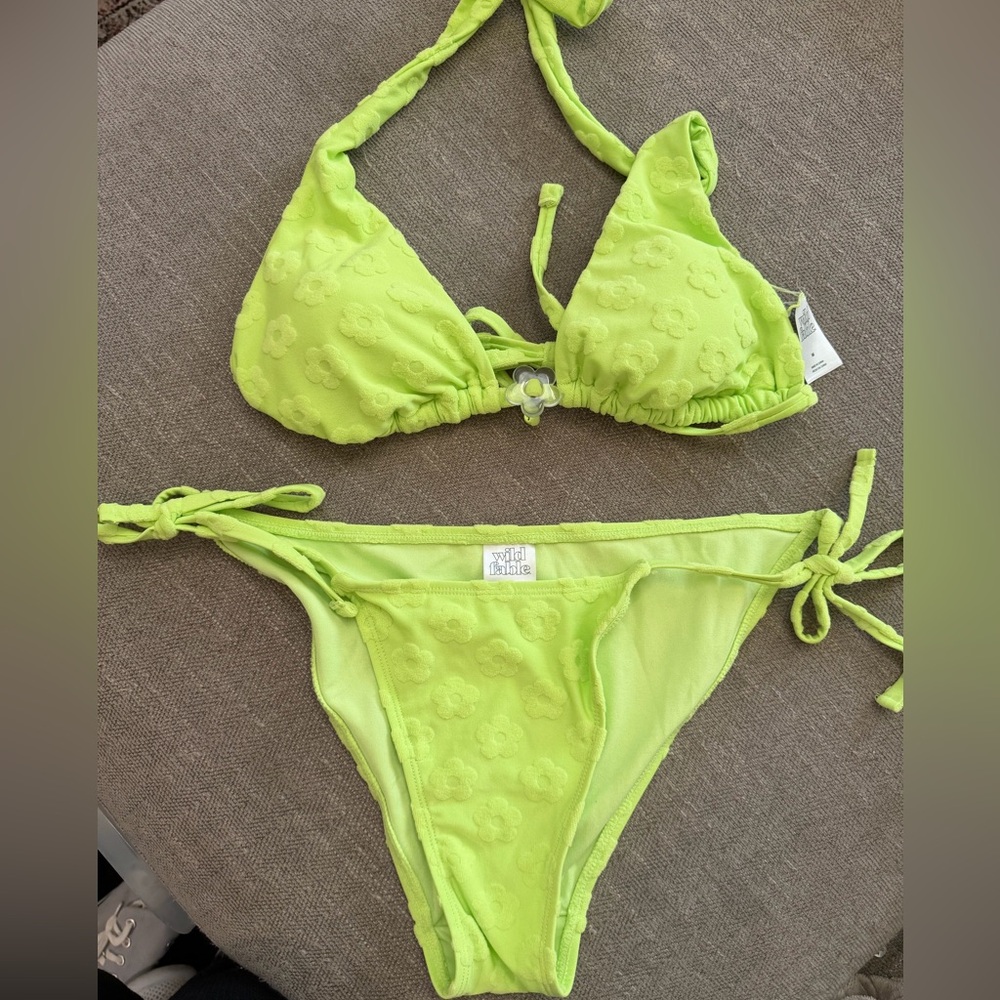 Wild Fable Green Floral Bikini